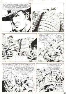 Maurizio Dotti | Maurizio Dotti - Tex - 3x Tavola Originale "l’isola della nebbia" - (2014) | Catawiki