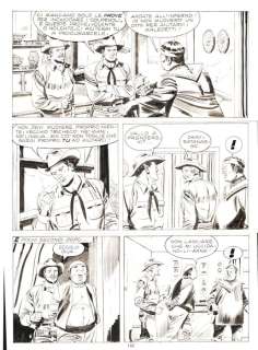 Guglielmo Letteri - | Guglielmo Letteri - 2x Tavola Originale - Tex n. 325 "La morte scende dal cielo" - (1987) | Catawiki