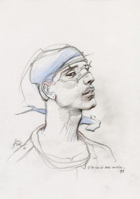 ENKI BILAL - Dessin original – J’ai croisé dans un rêve… 11