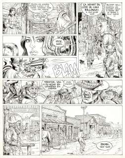 Swolfs | Durango, “Amos”, planche originale à l’encre de chine. | Septimus