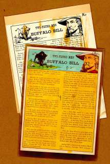 BUFFALO BILL, TWO-FISTED TALES #39, Text Story, 2 Pcs. (1954) | Russ Cochran
