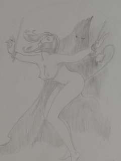 Leone Frollo | Leone Frollo - original artwork " sadomaso " firmata - Page volante - Exemplaire unique | Catawiki