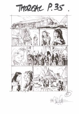 Christophe Bec | Thorgal, 2025 - La déesse d’ambre | Huberty Breyne Gallery