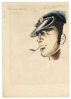 Hiroshi Motomiya Hand-Drawn Color Manuscript " Otoko Ippiki Gaki Daisho"