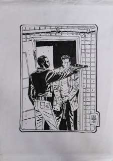 Luigi Siniscalchi | Luigi Siniscalchi Illustrazione originale Nick Rider & Marvin Pinup - (2002) | Catawiki