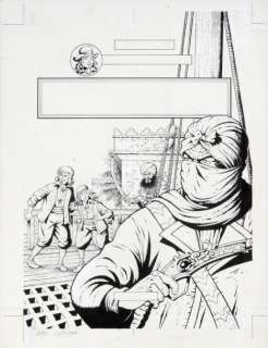 De Moor, Bob | Cori le Moussaillon Encre de chine pour la couverture de l’album | Coutau Bégarie