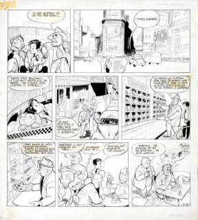 Uderzo, Albert | Luc Junior en Amérique Luc Junior, planche n°7 Ã  l’encr | Coutau Bégarie
