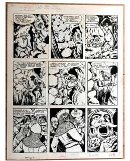 Sirius | Sirius - Planche originale - Les Timour T23 - L’Or du gouffre - (1968) | Catawiki