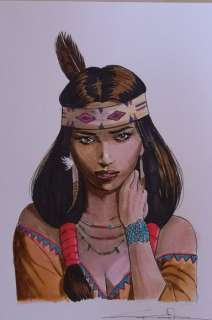 Giuseppe Candita | Giuseppe Candita illustrazione originale "Lilyth la sposa di Tex" | Catawiki