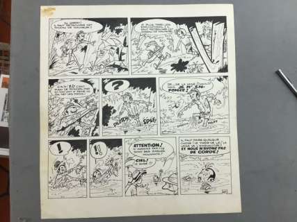 Greg | Greg - Planche originale - Luc Junior - Junior et le Grand Pacha - (1965) | Catawiki