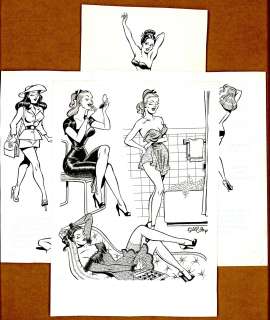 Fox - MODEL SHEETS, 4 Original Drawings | Russ Cochran