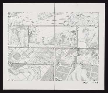 Original Art from Johnny Phantasm 1977 #2 (2020) Pages 2-3 by Patrick Thomas Parnell | mycomicshop.com