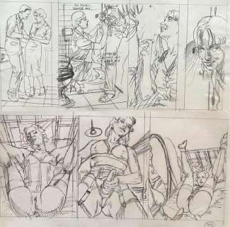 Duvet, Xavier | Xavier Duvet - Original page - Le journal d’une soubrette - Size: 42 x 30 cm. | Catawiki