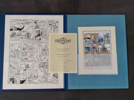 Kuijpers, Henk | Franka - Mega-editie II + orginele pagina + inkleuring + alle bijlage’s met dédicace in kleur - Cartonné - EO - (2001) | Catawiki