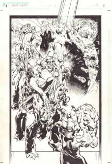 Carl Potts, Larry Stroman | Alien Legion: Uncivil War #1 P.13 - Splash - 2015 | Anthony’s Comic Book Art