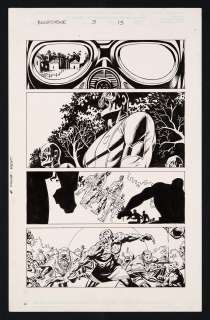 Original Art from Bloodstone #3 (2002) Page 13 Pencils by Michael Lopez, Inks by Scott Hanna | mycomicshop.com