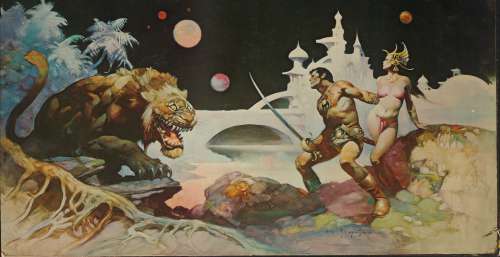Frazetta - John Carter of Mars, Photo Proof | Russ Cochran