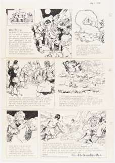 John Cullen Murphy ’’Prince Valiant’’ Sunday Comic Strip Original Artwork -- #3247 Dated 2 May 1999 | Nate Sanders