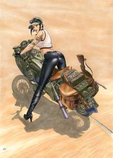 Lounis Chabane | Portfolio Calamity Riders - Dessin original en couleur de Lounis Chabane - Format : 28,5 x 36 cm. (2022) | Catawiki