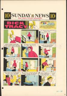 Gould - DICK TRACY, Sunday Color Proof (09/08/1957) | Russ Cochran