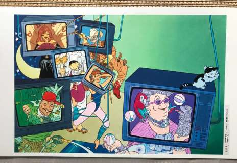 Torres, Daniel | Torres, Daniel - Original colour drawing - Fred Alan - (1990) | Catawiki