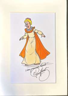 Paul Geerts | Suske en Wiske - Originele gekleurde tekening van Sidonia in de oude stijl | Catawiki