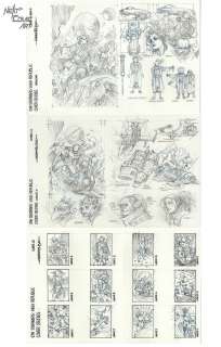 Harvey Tolibao - star wars high republic adventures #1 prelims and studies set issue 1 page prelim