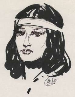 Hans G. Kresse | Hans G. Kresse - Originele tekening - Winonah - uit Eric de Noorman (jaren 1950) | Catawiki