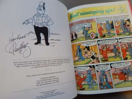 Willy Vandersteen - Paul Geerts | Het Plezante Cirkus 2 - Willy Vandersteen - met uitgewerkte opdrachttekening Paul Geerts - luxe hc met linnen rug - EO - (2007) | Catawiki