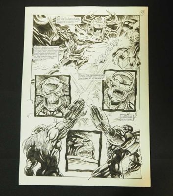 ORIGINAL ART PAGE FOR ISSUE #4 OF MARVEL UKS DEATH3 MINISERIES (1993)… | Excalibur Auctions