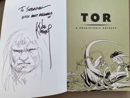 Kubert, Joe | TOR - A prehistoric Odyssey + dédicace de Joe Kubert - Broché - EO - (2001) | Catawiki