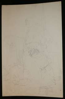 Armando Gil | Warriors with Little People Pencil Drawing | Anthony’s Comic Book Art