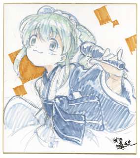 Katsunori Shibata Hand-drawn Color Shikishi Sengoku Collection Taihei Jokun Ieyasu Tokugawa | Mandarake (Big Web)