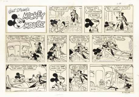 Gottfredson Floyd - "Mickey Mouse", 1975 | Urania Casa d’Aste