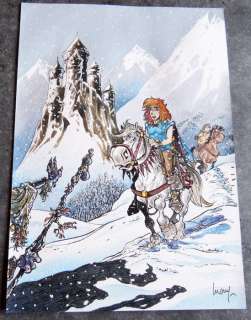 Luguy, Philippe | Original drawing in colour, done in Indian ink and colour ink  - Percevan | Catawiki