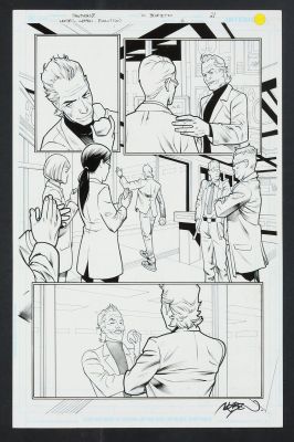 Adriano Di Benedetto | Original Art from Wonder Woman Evolution #6 (2022) Page 21 Pencils by Mike Hawthorne, Inks | mycomicshop.com (Buy It Now)