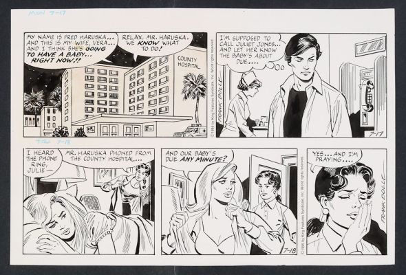 Frank Bolle | Original Art for the Heart of Julie Comic Strip (7/17-18/1994) | mycomicshop.com