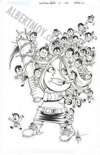 Ken Haeser - army of darkness hack/slash issue 6 page cover