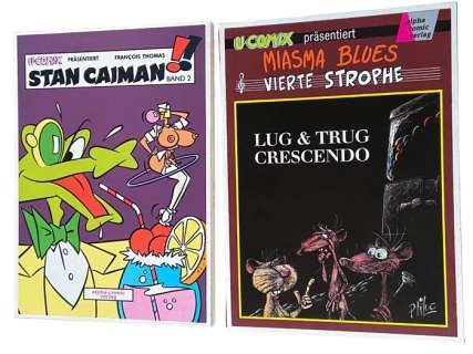 Francois Thomas / Ptiluc | U-Comic - Stan Caiman 2 / Miasama Blues - Vierte Strophe - Vorzugsausgaben - Cartonné - (1990/1992) | Catawiki