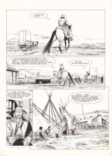 Marc-Renier. Planche originale Black Hills | BDEnchères