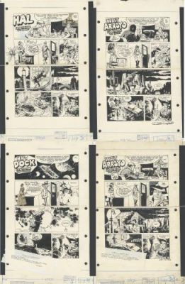 Jean-Claude Mézières | Walt Arroyo, le nettoyeur des docks, Histoire complète en 4 versions | Galerie 9ème Art