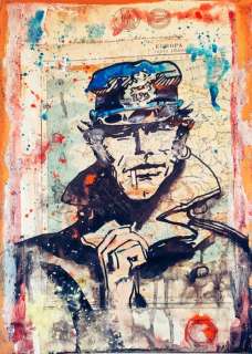 Anty | Anty - Original painting - Tribute to Hugo Pratt | Catawiki