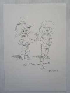 Gos | Gos - Originele tekening - Le Scrameustache / De Katamarom - (2001) | Catawiki