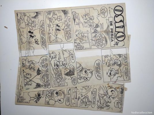 2 PLANCHAS ORIGINALES OSITO EN DE PESCA POR FREJO PUBLICADAS EN EL PUMBY Nº 92 | todocoleccion (Buy It Now)