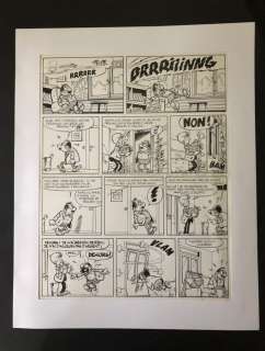 Francis | Francis - Planche originale - Marc Lebut et son voisin - Joyeuse Pâques voisin ! - (1968) | Catawiki