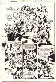 Mark Propst, Yvel Guichet | Aquaman #12 P.6 - Monster Splash - 2004 | Anthony’s Comic Book Art