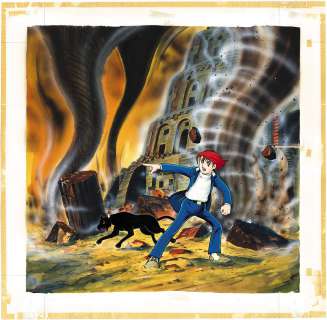 Mitsuteru Yokoyama Handwritten color Hanken Illustration "Babil Babel II " | Mandarake (Big Web)