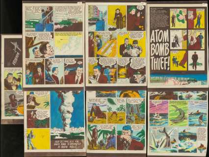 Kurtzman - "Atom Bomb Thief", Weird Fantasy #02 (1950) | Russ Cochran