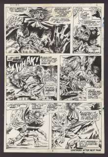 WEREWOLF BY NIGHT Issue #9 Interior Page | ComicConnect