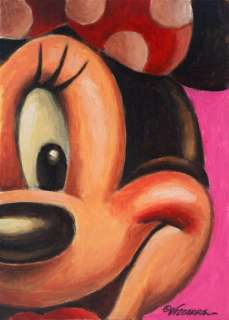 Joan Vizcarra | Minnie Mouse Close-Up - Original Painting - Joan Vizcarra - Acrylic Art - Canvas - Original Artwork | Catawiki